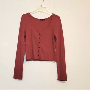 Love Tree lightweight Knit Cardigan Size M